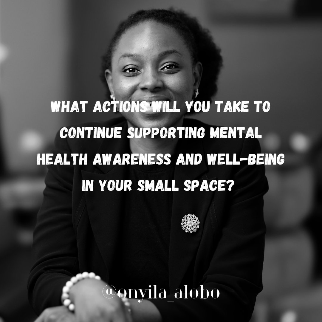 Faithosh's tweet photo. May is Mental Health Awareness Month. 
It is not meant to be just a month. It's a conversation we should have everyday. 

Keep the conversations going &amp; take action.

I am not stopping here. 
You should not stop here either. 

#mentalhealthmatters #smallactionsbigimpact https://t.co/Axv79wyJOJ