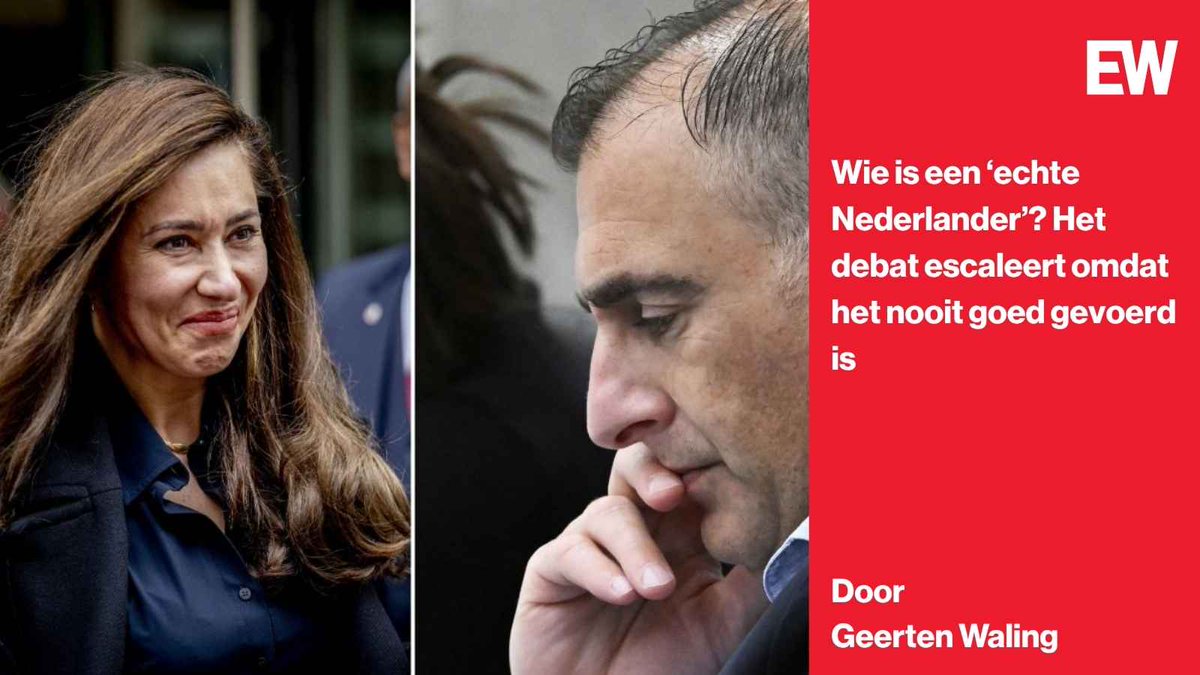 ewmagazinenl's tweet photo. Het is een misser dat het debat nu moet plaatsvinden onder hoge druk, met (sinds Loosdrecht ook letterlijk) explosiegevaar. Al jaren geleden had op rustige toon breed in de samenleving moeten worden besproken wat het precies betekent om Nederlander te zijn.

https://t.co/UPd9TL1Lze