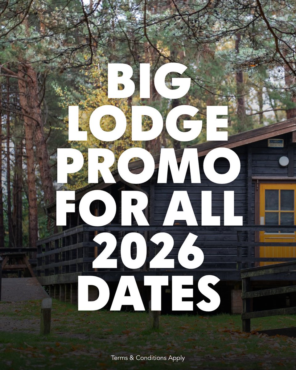 AvonTyrrell's tweet photo. Beat the Monday blues! 🌲 Escape to the forest in 2026.
Book an Avon Tyrrell lodge &amp; choose your reward: 🏡 20% OFF your lodge OR 🏹 1 FREE activity per person!

Use code ATLODGE26 (book 30+ days in advance).
Your adventure, your call! 👇🏕️ https://t.co/uhRgNUgj8N

T&amp;Cs apply. https://t.co/f6bnNzKY7a