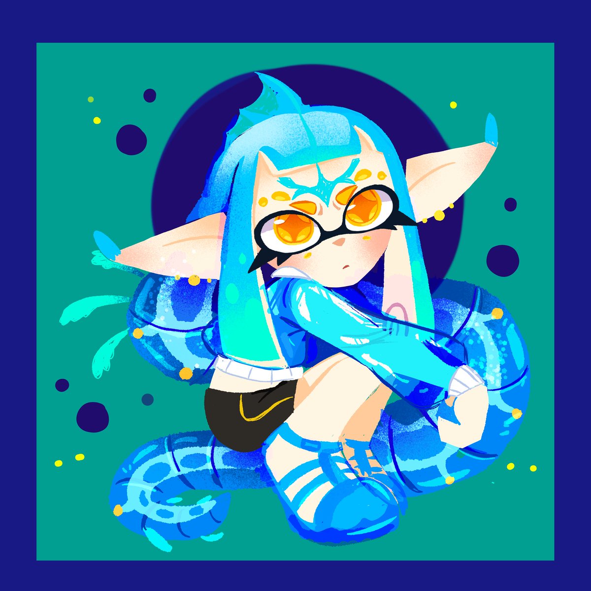 IzzyDraws19's tweet photo. Ghost leviathan but as a splatoon character- I got inspo from someone on tik tok
#subnautica https://t.co/Ar40kWiK4M