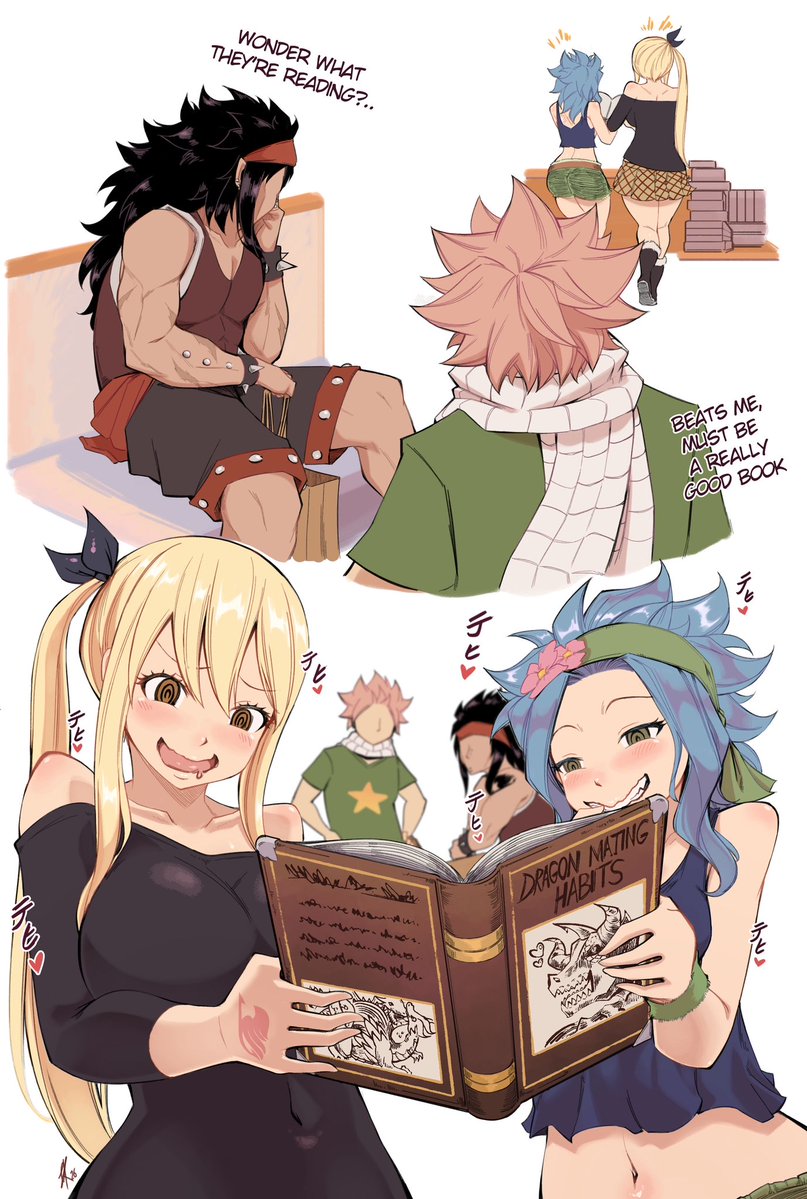 Joshdinobarney3's tweet photo. They’re definitely booktok girls 🤣

#fairytail https://t.co/CJYT26BXiD