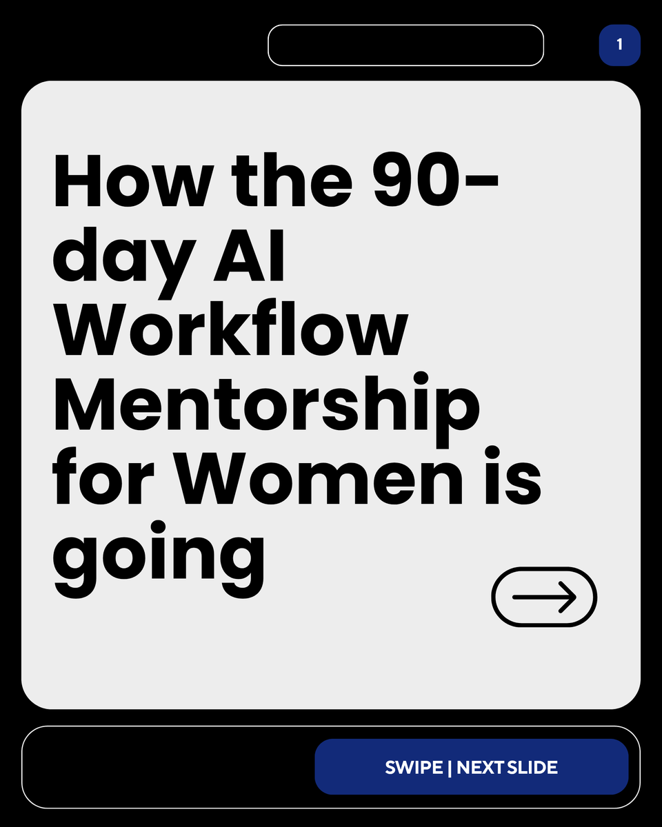 Valucop's tweet photo. 60 days ago, 40+ ladies signed up with me to learn AI workflows. 

We have 30 days to go and we have achieved so much in 8 weeks. The ladies are so amazing and their commitment is so commendable.

Some of the things we learned include:

- AI Agents & Automation: 

Utilizing tools like Manus AI, Gumloop, Zapier, and Apify (web scrapers) 

to automate repetitive workflows, schedule automated internet research, and extract data for tasks like lead generation and job hunting. 

- AI Video Creation & Storytelling: 

Crafting cinematic marketing ads and short stories using detailed prompting formulas that define camera angles, subjects, actions, and environments. 

This includes generating digital twins/avatars, creating AI User-Generated Content (UGC), and keeping character faces consistent across different scenes using tools like Google Flow, Meta AI, and Kwai.

- Voice Cloning & Audio Synthesis: 

Creating unique character voices, cloning personal voices, and adding specific emotions or pauses to scripts using ElevenLabs, VoiceBox, and SpeechMa. 

- AI Music Production: Writing lyrics with ChatGPT and generating custom, copyright-free music 

(including specific genres like Afrobeat or tribal/local languages) using Google Labs Music and Easy Music.

- No-Code Landing Pages & Portfolios: 

Using "master prompts" to instantly generate fully functional websites and landing pages with platforms like v0, https://t.co/Jy1OhhV28v, and Lovable. 

This topic also covered converting resumes into shareable portfolio links using cvinbio and integrating payment gateways like Paystack or Stripe into these AI-built pages.

- Niche-Specific AI Workflows: 

Claude AI: Creating customized "Skills" (e.g., programming the AI to act as a dedicated social media manager) and generating large, formatted `.docx` reports for tasks like data analysis.

Google NotebookLM: Conducting extensive research by combining multiple YouTube links or documents, and converting them into study materials like podcasts, mind maps, and flashcards.

Google Stitch: Generating modern UI/UX designs and mobile app homepages instantly from text prompts.

- Ethical Use of AI: Understanding AI limitations, biases, and the critical importance of keeping the "human in the loop" to provide context, guide the AI, and verify outputs rather than relying on 100% automation.

Some of the feedback: