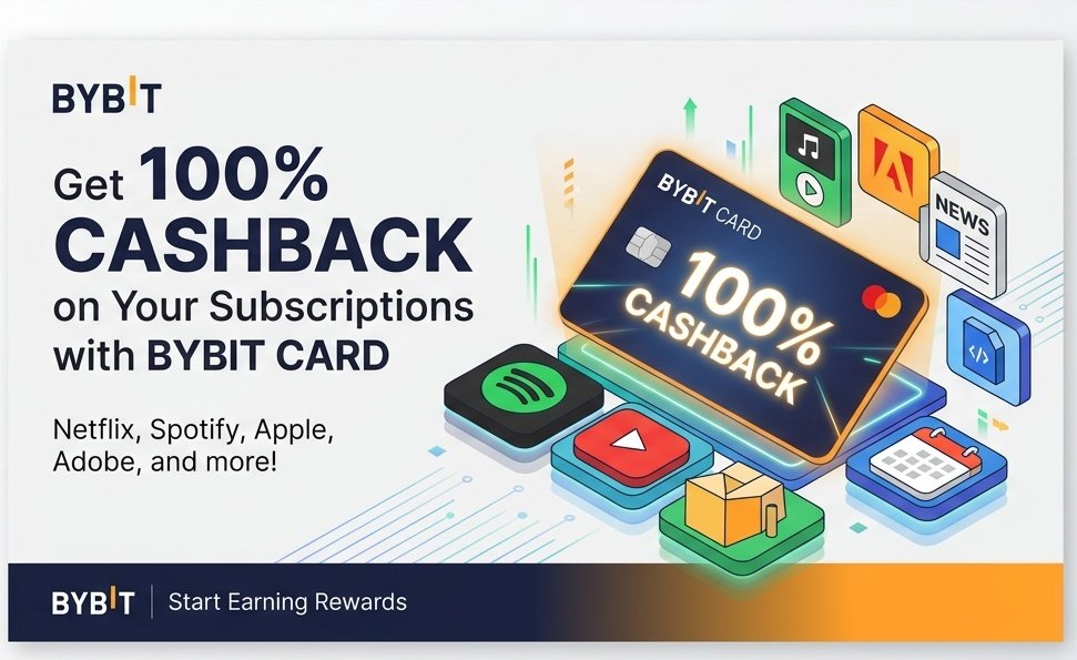 ashik_scape's tweet photo. 💳 What if your favorite subscriptions could pay for themselves?

With the Bybit Card Rewards Program, eligible users who reach Tier 2 Beta can get up to 100% cashback on selected subscriptions! 🚀

Enjoy rewards on services like:

🤖 ChatGPT Plus
🧠 Claude Pro
📈 TradingView
🎬 Netflix
🎵 Spotify
📰 Financial Times
📺 Shahid
🎥 iQIYI

How it works:
✅ Get a Bybit Card
✅ Reach Tier 2 Beta requirements
✅ Pay for eligible subscriptions using your Bybit Card
✅ Receive cashback rewards

Whether you're an AI enthusiast, trader, investor, or streaming fan, this is a smart way to maximize your monthly subscriptions while earning rewards.

Explore the Bybit Card here:
https://t.co/zJmVj1W0bU

Who wouldn't want their favorite subscriptions covered? 🔥

#BybitCard #BybitRewards #Crypto #Cashback #ChatGPTPlus #TradingView #Netflix #Spotify
