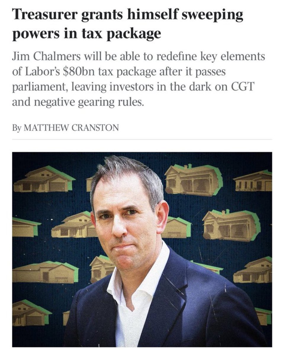 QBCCIntegrity's tweet photo. On what planet do these idiots think giving a minister the powers to decide, without consultation or consent, which assets should be taxed and at what rates?

Labor are completely off the rails. https://t.co/jdPrAGeeFK