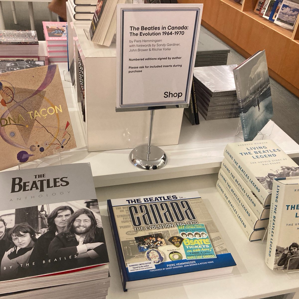 beatlesincanada's tweet photo. JUN 1 2026 - FINAL WEEK for @PaulMcCartney EYES OF THE STORM photo exhibit @agotoronto. * Last chance * THE EVOLUTION 1964-1970 books are still available inside AGO SHOP (ground floor). Your chance to save BIG on postage/shipping ! * be there tomorrow at 12:45 pm ! ❤️ 💙 https://t.co/CgpltmnBYE