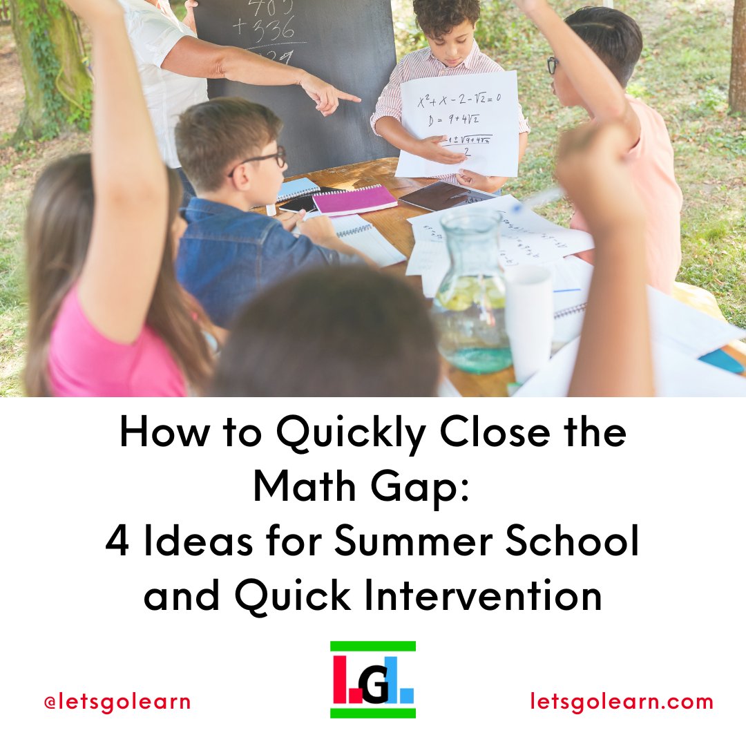 letsgolearn's tweet photo. Summer school is short. Math gaps don’t have to last. 🌞

Start with diagnostic data, group by need, personalize instruction, and give teachers time to review progress.

Learn more: https://t.co/JNT9O9yKxO

#MathIntervention #EdTech https://t.co/uR6qu2PopW