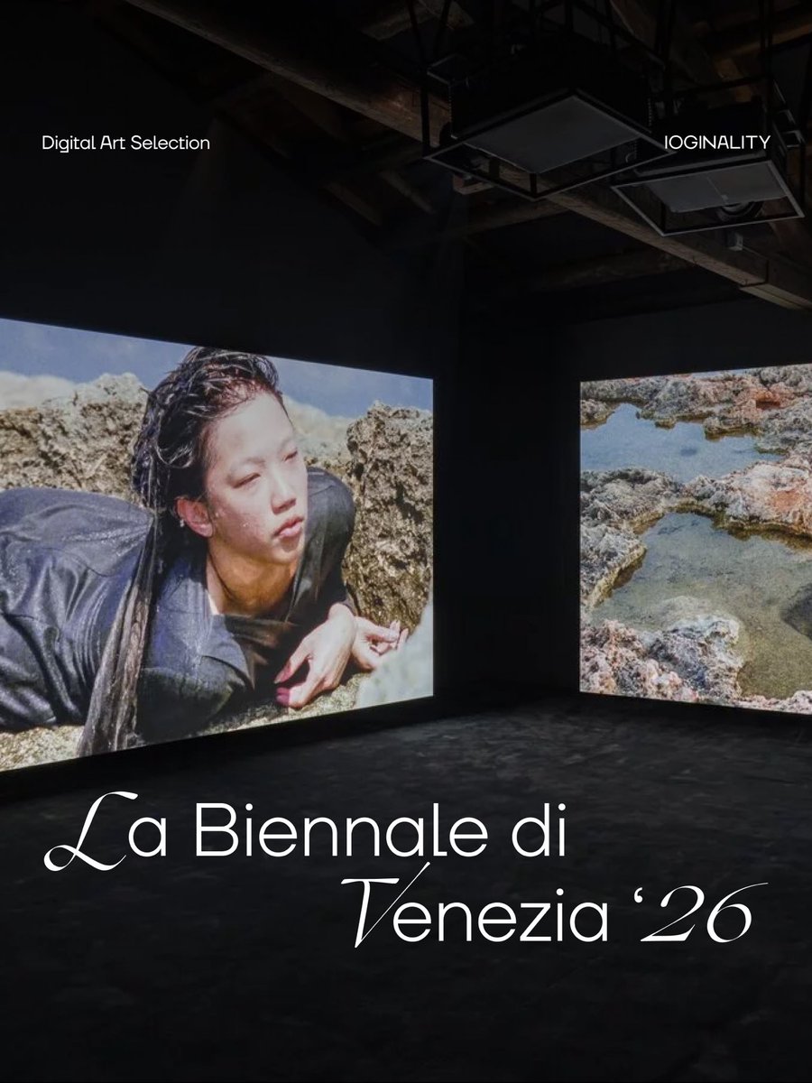 ioginality_io's tweet photo. The future of art isn't only on the wall.
Here is our selection of video installations, digital media, immersive environments at @la_Biennale that explore AI, ecology, memory, and speculative futures. Which work resonated with you most? #VeniceBiennale #MediaArt #DigitalCulture https://t.co/b5N34YzsWR