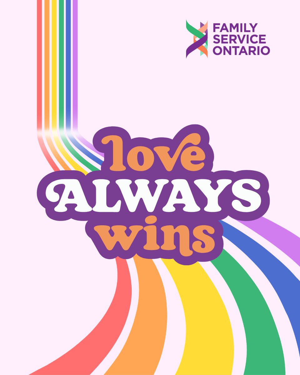 CFSO_TO's tweet photo. 🌈 We stand in solidarity with the 2SLGBTQIA+ community, especially at a time when rights and safety continue to face challenges.
Pride Month is June, but our commitment to inclusion, dignity, and equality is year-round. Love is love. https://t.co/P89saY2Lom