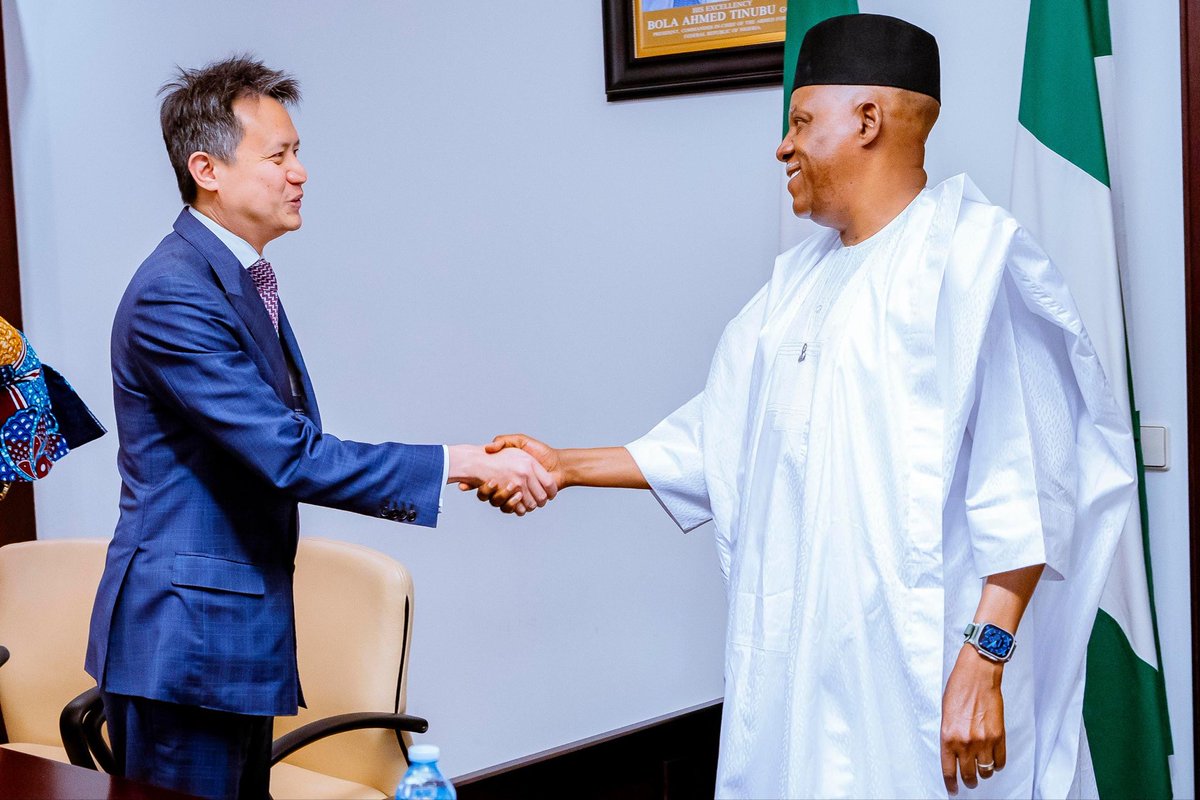 officialSKSM's tweet photo. The Federal Government of Nigeria and the World Intellectual Property Organization (@WIPO) have agreed to actively deepen collaboration to turn the nation’s intellectual property (IP) into tangible financial assets.

The target is to commercialise research from Nigerian universities and support the creative economy through stronger technical cooperation, deeper institutional support, and expanded capacity-building, among others.

This was the outcome of a meeting between the Vice President @KashimSM, a delegation from @WIPO led by its Director-General, Mr Daren Tang, and top Nigerian government officials at the Presidential Villa, Abuja.

Categorically, the Vice President drew the @WIPO delegation’s attention to Nigeria’s unmistakable ambition, which he said is to build an “intellectual property system that serves the inventor and the investor, the researcher and the entrepreneur, the artiste and the industrialist, the farmer and the software engineer”.

He welcomed the decision by @WIPO to strengthen its presence in Abuja, its office in Nigeria being one of WIPO’s external offices worldwide.

He recalled that the Federal Executive Council had in November 2025 approved the National Intellectual Property Policy and Strategy “to provide Nigeria with its first comprehensive framework for the development, protection, promotion, management, and commercialisation of intellectual property.”

According to VP @KashimSM, there couldn’t have been a better time to take a deeper view of a nation whose creative and innovative energies are already shaping Africa and speaking to the world.
