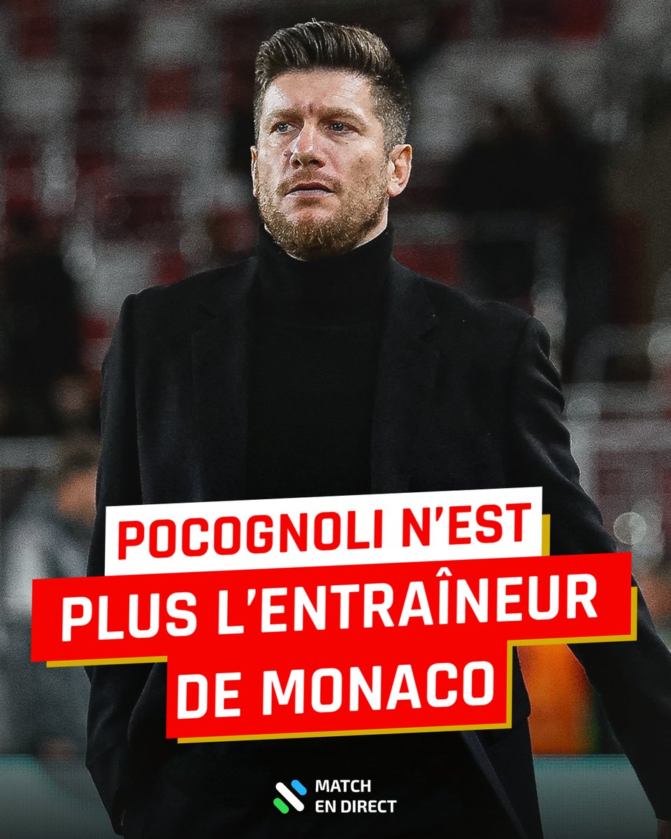 MatchEnDirectFr's tweet photo. 🚨 Monaco se sépare de Sébastien Pocognoli, qui prend les rênes de l'équipe en octobre ! https://t.co/zD8fCkS5Yn