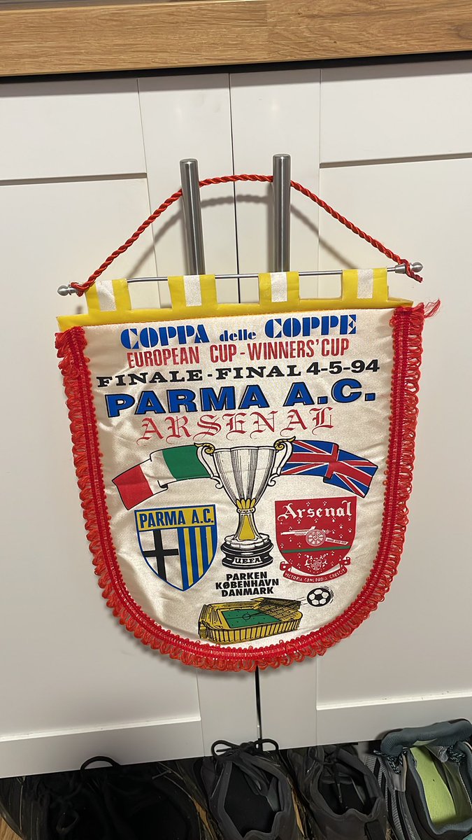 stuchop's tweet photo. Found this in the garage this evening - I was working for a travel company at the final and was sat behind Jeremy Beadle and Tom Watt. https://t.co/GfwOkfTWkl