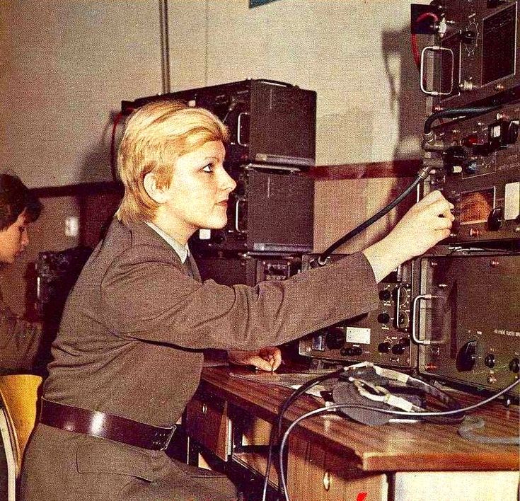 eastblocvisuals's tweet photo. Radio operator from the Czechoslovak People's Army, 1970s. https://t.co/0Rclnd9B4J