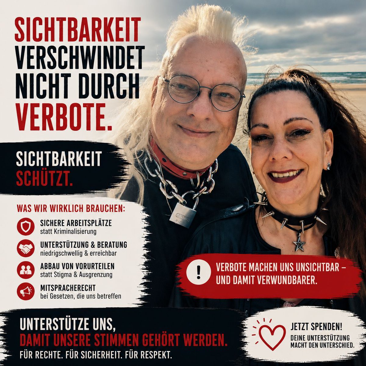 BesD_eV's tweet photo. Realität verschwindet nicht durch Verbote.

Weniger Sichtbarkeit bedeutet oft:
weniger Schutz.

https://t.co/QFeskJYtn5 

#SichtbarkeitSchafftSchutz https://t.co/fME1u4gD4k