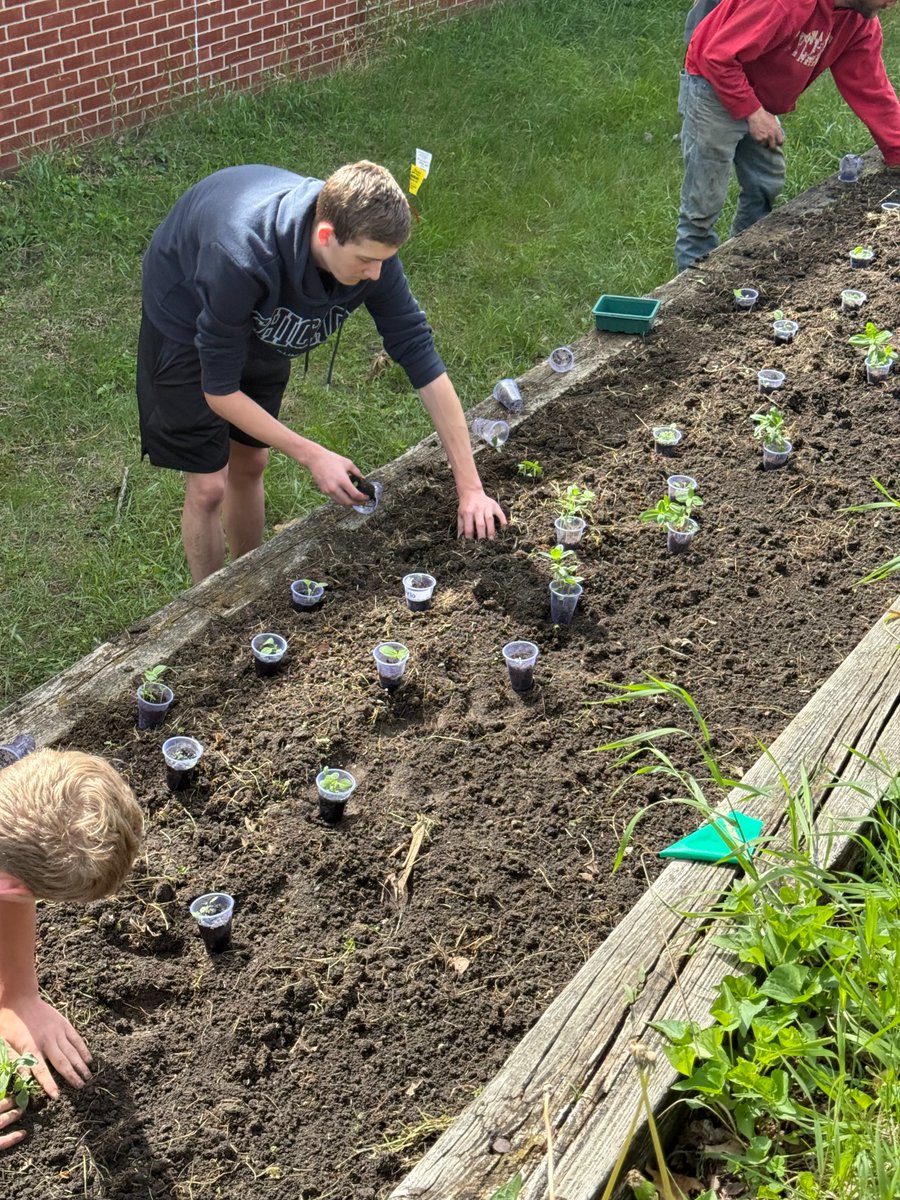 shcsd's tweet photo. The elementary school's new wildflower garden is officially in the ground! 🌼

The project was sparked by the World Wildlife Fund's "Greenprints for the Future" contest.

To learn more about the program, visit https://t.co/ObCiDATQju.

#SHHawks https://t.co/ok0wUVFNLJ