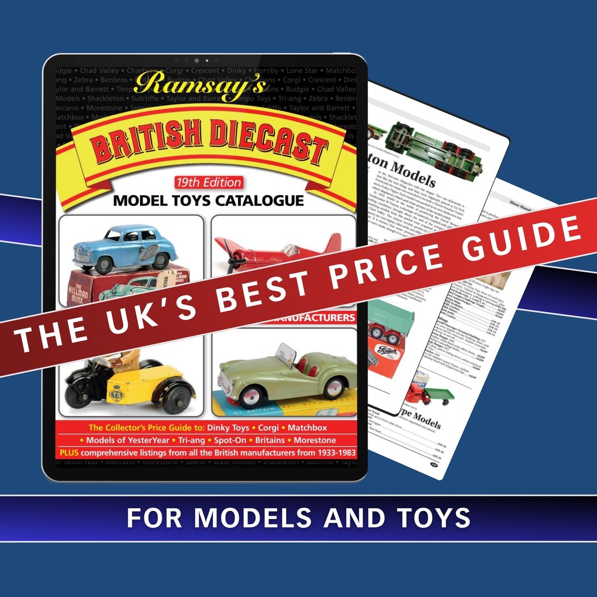 WOCollecting's tweet photo. Every model tells a story. Know what yours is worth.

Trusted since 1983, we help collectors value their collections with confidence and pride.

Get your copy: https://t.co/BGPCYEtWwr

#collecting #diecastmodels #ramsays #toycollectors https://t.co/4PuWtZsoTh