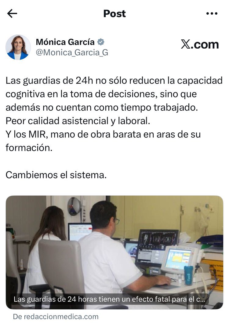 Unneurocx's tweet photo. Este es el único documento q habría q presentar en cada mesa de negociación del conflicto que tiene el ministerio de sanidad contra los médicos. https://t.co/3sZPk8RUT8