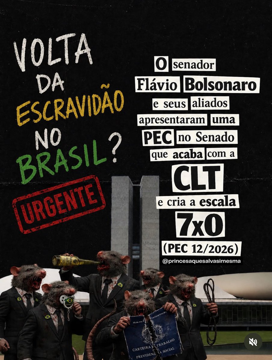 roslyn pelo fim da escala 6x1 tweet media