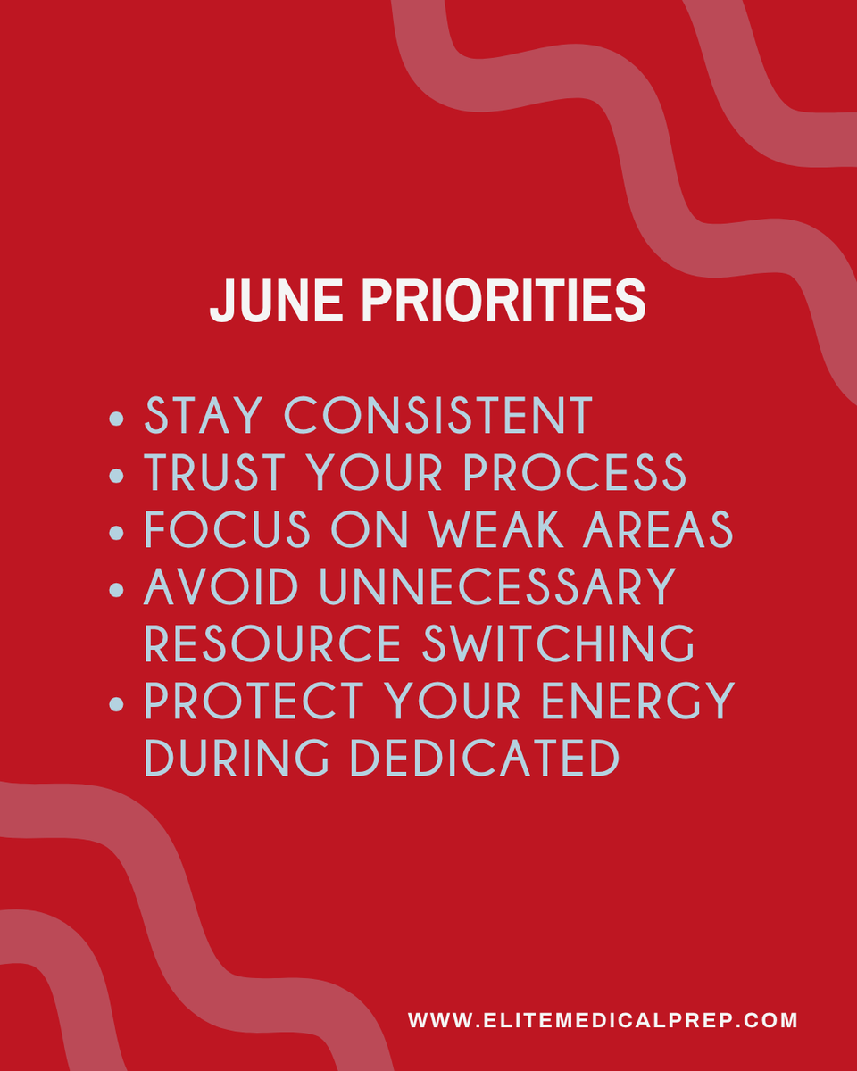 elitemedicprep's tweet photo. June is where preparation becomes performance.

Students preparing for USMLE Step 1, USMLE Step 2 CK, and COMLEX-USA are entering one of the most important phases of studying.

This month is about refining your strategy, building endurance, and staying consistent. https://t.co/pK5TLZeAwh