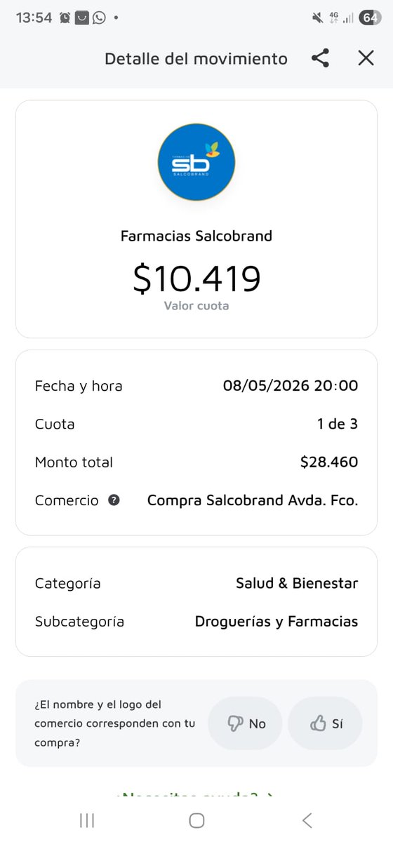 broos_cl's tweet photo. @Salcobrand @Salcobrand este es la compra no reversada $28.460, pon seguir y te envio los detalles por DM https://t.co/wgmFfNQeVk