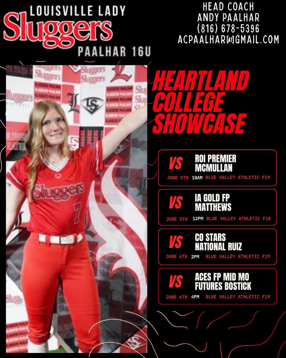 Lilsoftball2027's tweet photo. Ready for a great weekend @TopGunEvents Heartland College Showcase with @SluggersKC! https://t.co/8nX6eRfhsK