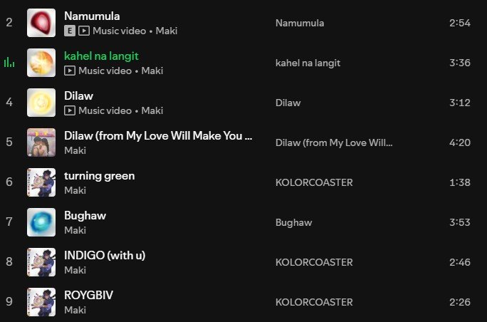 KentRod4's tweet photo. Pride month plus Maki's hits. Fave song is now playing. https://t.co/jvVO1vGBcc