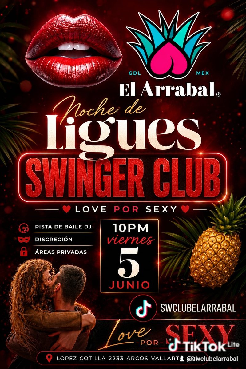 El Arrabal Club swinger GDL tweet media
