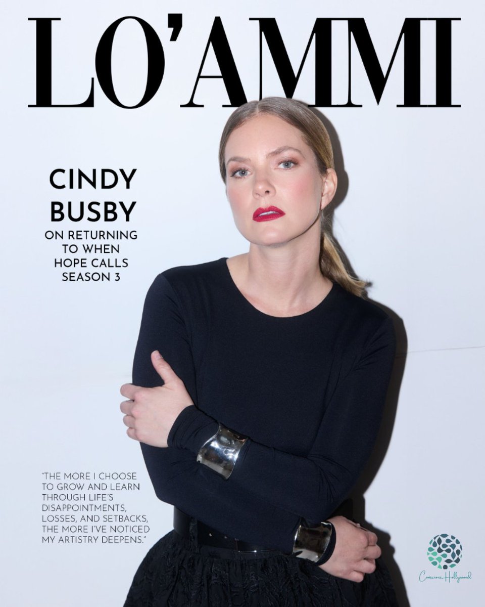 CHPRTeam's tweet photo. @cindy_busby stuns in her editorial cover of the current issue of @LoAmmiMagazine where she chats about the latest season of @whenhopecalls https://t.co/I4ArXFmEzG