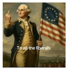BoomerBaby_Gus's tweet photo. What Washington said to the rioters...agitators...anarchists...liberal America haters...lunatic woke progressive nutjobs ... activist judges ... fake news media ... and to any democrat who wanted to impeach him ... 😂🇺🇸🇺🇸🇺🇸🇺🇸 https://t.co/9fExIp6QCS