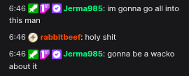 JERMAPLIER's tweet photo. woah okay jerma happy pride to you too https://t.co/5RuNSw3RPx