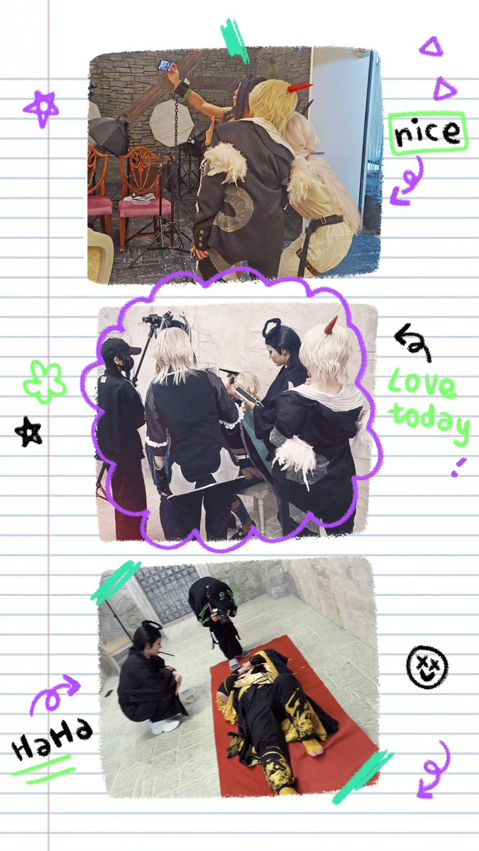 toraonoonigiri's tweet photo. 日曜日は地獄のどこが悪い？の7王➕末裔くん合わせ主催させて頂きました！😈
全員ビジュが良ッッッ‼️‼️‼️‼️爆裂愛愛あいちてるー🫶💕︎︎皆様のおかげで幸せな1日でしたありがとうございます！地獄はここにあった❣️😭☝️

パジャマ学生執事アイドル猫とか色々やりたいな♥️

#集まれヘルバの森20260531 https://t.co/653eWwO7xU