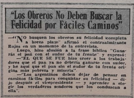 DuzdevichAldo's tweet photo. Contralmirante Isaac Rojas Clarin 13-6-56 luego de aplastado el levantamiento del General Juan Jose Valle. "Los obreros no busquen su felicidad completa a breve palzao". Una frase que se volvera a repetir muchas veces.... hasta hoy https://t.co/OcmHNIwAf6