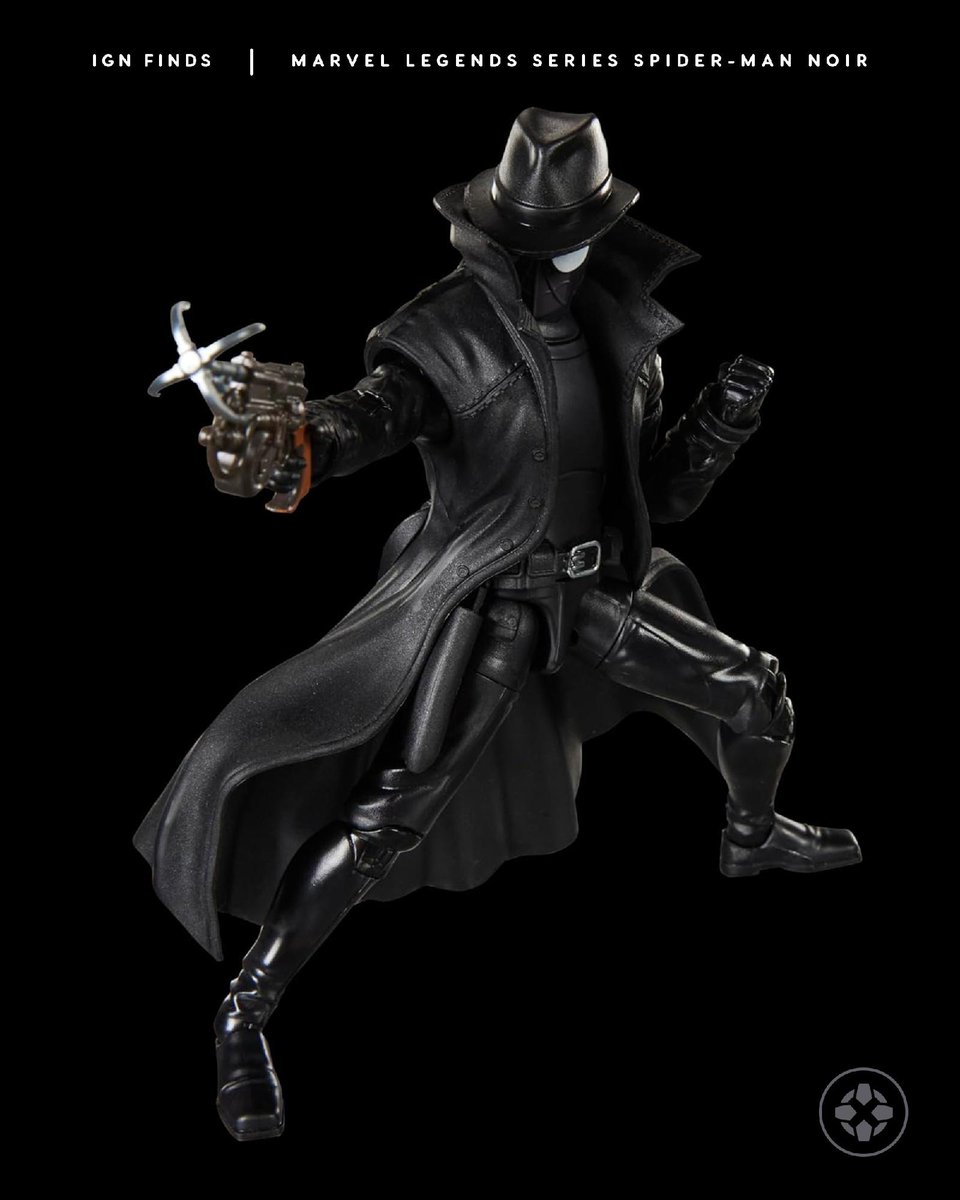 IGNDeals's tweet photo. Amazon-exclusive Marvel Legends Series Spider-Man Noir figure up for preorder for $27.99, comes out August 1. https://t.co/r4VR0YWc5u #ad https://t.co/rBUGpq6nFy
