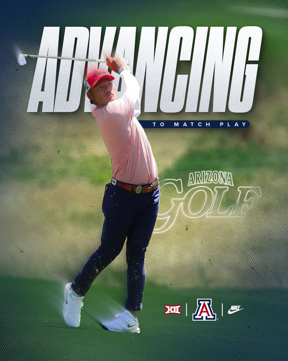 AZATHLETICS's tweet photo. HISTORY MADE!

@ArizonaMGolf advances to the match play portion of the NCAA Championship! https://t.co/kciDB7sstB