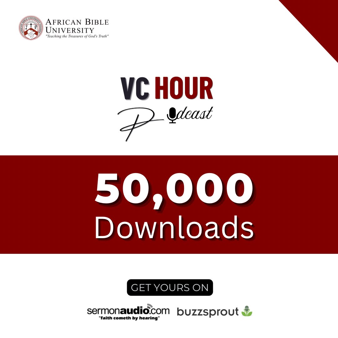 abuuganda's tweet photo. 🚨ANOTHER MILESTONE🚨

We are celebrating 50,000 downloads of the VC Hour Podcast! @VCHourOfficial 
More than numbers, we celebrate the spreading of the Gospel and Christ being proclaimed across nations. Thank you for being part of this journey! https://t.co/jCbPd0jDTR