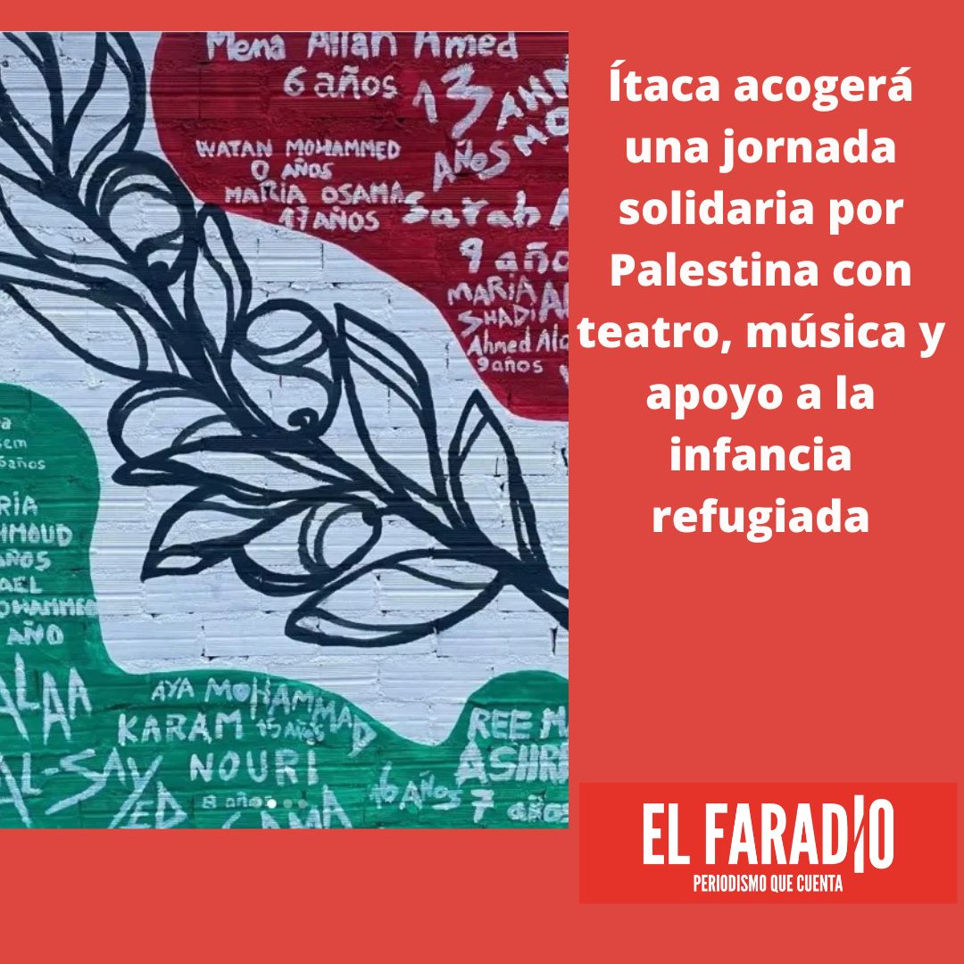 elfaradio's tweet photo. El @c_s_itaca será escenario el sábado de una iniciativa impulsada por Torrelavega con Gaza y @UNRWAes para recaudar fondos destinados a proyectos educativos y psicoemocionales para niños y niñas palestinos
https://t.co/WPu3TZPhG2
#Movimientos #Gaza https://t.co/GK8JgSjCM7