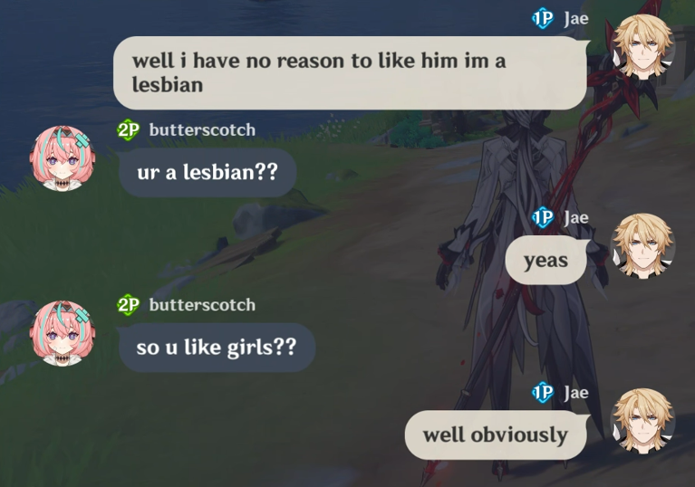 feodorsdottir's tweet photo. happy pride 

a month ago a kid randomly entered my world and befriended me and when i told them i was gay they asked me why i was gay. yesterday they greeted me happy pride month 😭 https://t.co/RLY4JGuV2M