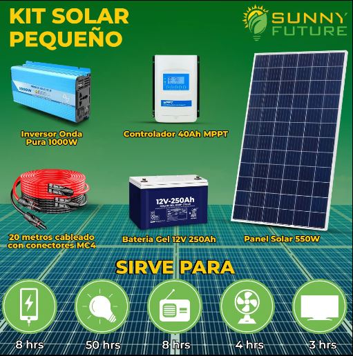 sunnyfuturecol1's tweet photo. Energía confiable donde la necesitas. El Kit Solar Acceso 12V 1500Wh/día es ideal para hogares, fincas y zonas sin red eléctrica. Ahorra, gana independencia energética y disfruta de energía limpia.
🔗 https://t.co/lLcztsEGEs
#EnergiaSolar #KitSolar #VidaSostenible https://t.co/9u5yLh5hab