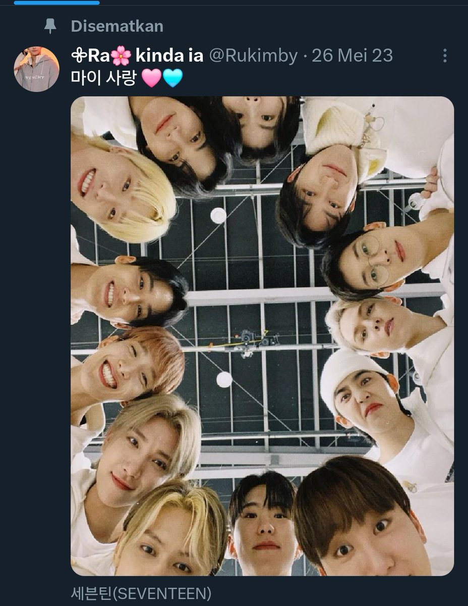 Rukimby's tweet photo. udh 3 tahun di pin 😭 mari di update bersama dengan adek https://t.co/LFFrUpUs5R