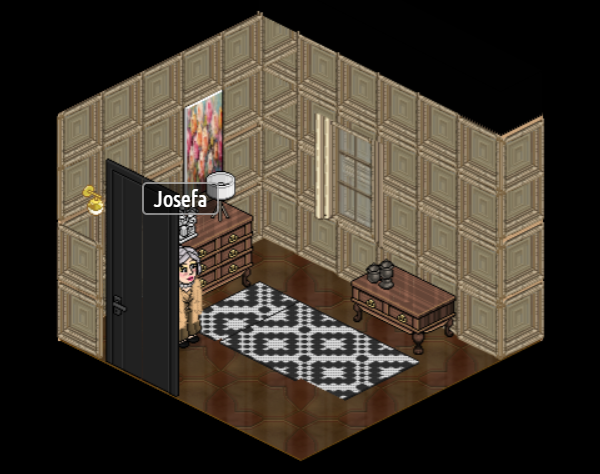 dehsrm's tweet photo. COMPETIÇÃO: Legado de Três Gerações    

Nick: 7,
                                    Personagem: Josefa

Cena: Josefa descobre o plano de Arminda e Ferette para matar Rogério                      

         #TrêsGraçasHabblet   @MeuHabblet https://t.co/TeLI1oHDLB