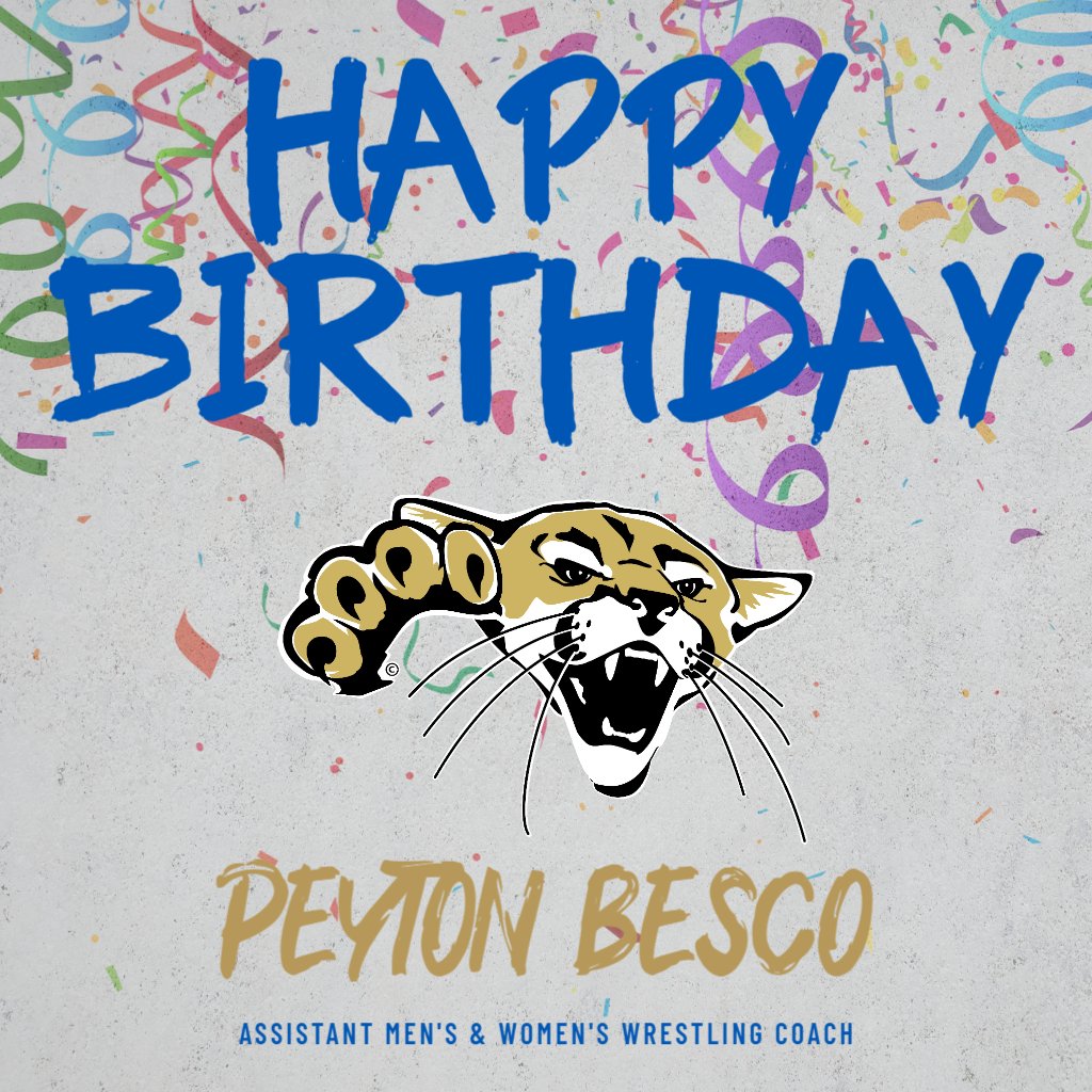 BartonSports's tweet photo. Happy Birthday S/O to Peyton Besco ~ Barton Assistant Men's &amp; Wrestling Coach! #GoBarton https://t.co/9HAXU46ndK