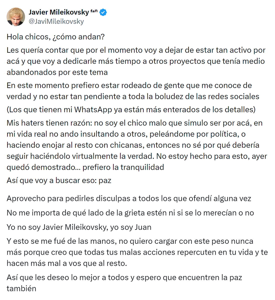 patoreloaded1's tweet photo. @JaviMileikovsky @PatoBullrich Domado por una bonchita https://t.co/0Tjo08YV5g