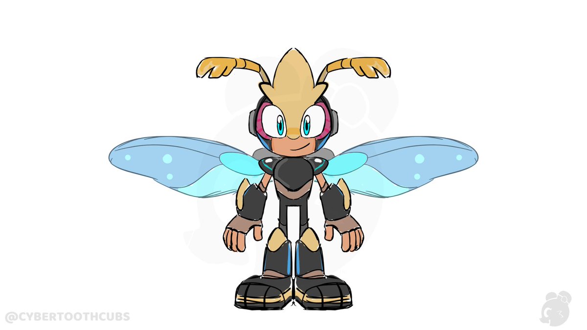 twincubcakes's tweet photo. Just a fun design for organic Gemerl. We imagine him as a beetle :) :)

#art #arte #sonic #sonicthehedgehog https://t.co/4gGlNmiZbQ