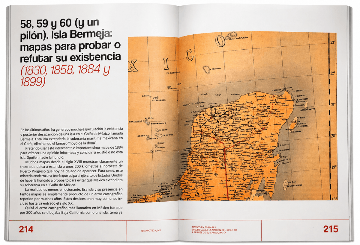mapoteca_mx's tweet photo. Y por supuesto aún hoy capítulo dedicado a la isla Bermeja ¿existió o no? 

Pueden comprarlo en https://t.co/1VFgUnKehi

Envíos a toda la República https://t.co/93sAAd19kp
