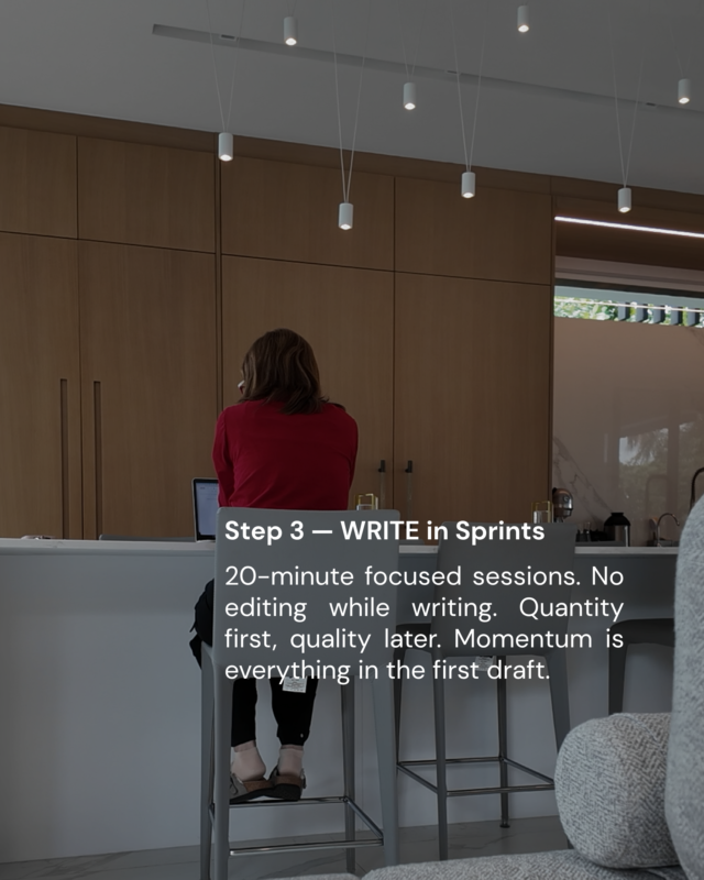 MacarenaLuzB's tweet photo. Writing a nonfiction book doesn't have to take years. Here's my 5-step process. 🗺️ Save this — you're closer than you think. 💬 Which step are you stuck at? Tell me below!
#writeyourbook #nonfictionwriting #bookcoach #publishingtips https://t.co/3jaUiZVDQn