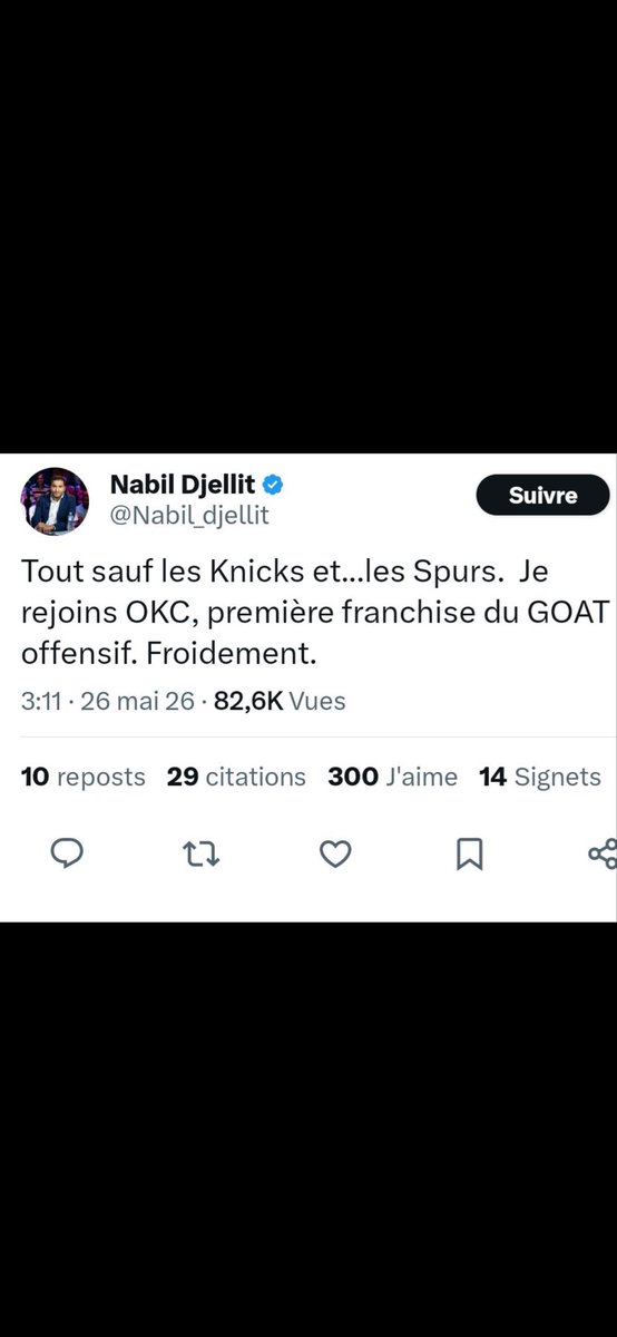 wiss25smith's tweet photo. @Nabil_djellit Sa sert a rien de mentir https://t.co/wWCm2jt2nP