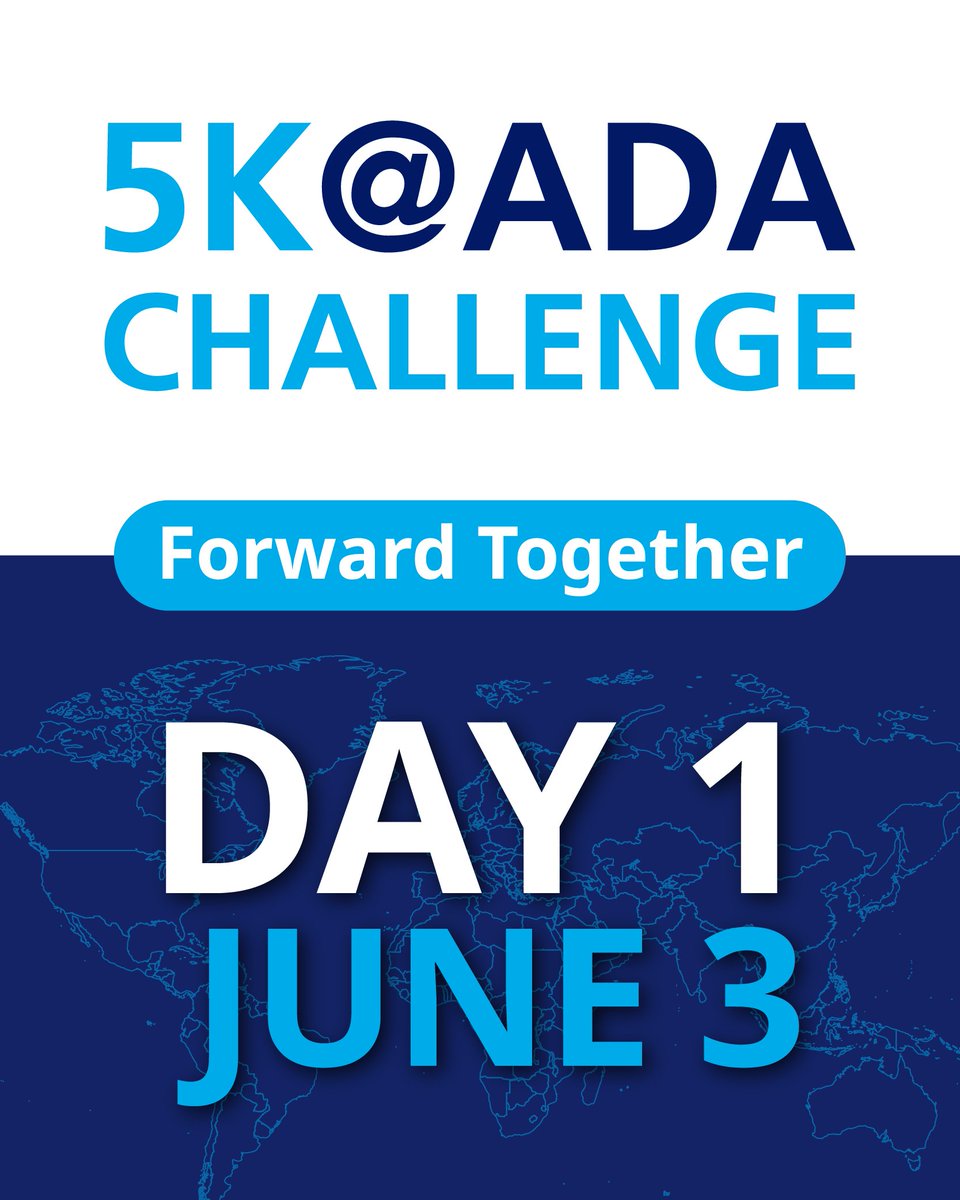 5K_ADA's tweet photo. 🎉 DAY 1 OF THE 2026 #5KADA IS HERE! 🎉

We are excited to kick off the 5k@ADA 7-Day Challenge.
More than 17,000+ participants are taking their first steps to raise diabetes awareness. 💙

🏅 Upload your results now 🔗 in bio

#5KADA #ADA2026 #DrivingChange #DiabetesAwareness https://t.co/nW7xWbqTWL