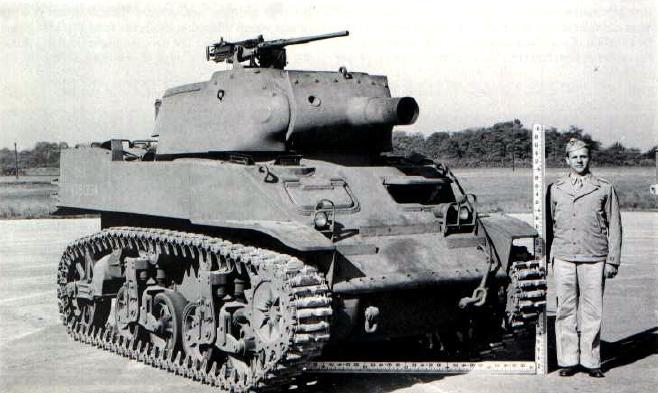 KrypTanko's tweet photo. Today's "Odd Tank" is the 🇺🇸 American 'M8 Scott'

Entering service in 1942, the M8 Scott is a Howitzer Motor Carriage (HMC). The hull is based on a M5 Stuart Light Tank and it was designed to provide light artillery support.
 A total of 1,778 M8's would be produced and they would go on to serve in other nations as well like France and Mexico to name a few.

The primary weapon is a modified 75mm M1 Pack Howitzer.