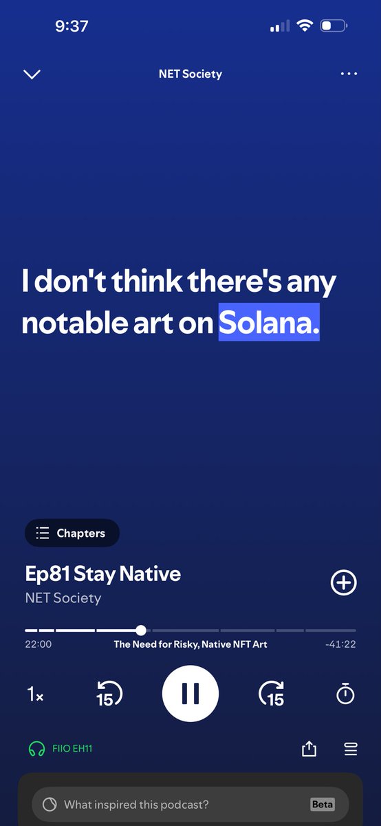 oldirtypixel's tweet photo. you sure about that ? 

(( its a great episode- especially aligned with the idea of miltiple art worlds. crypto artt/digital art and the bastard children of them both. )) 

its also clear how insulating and centralized our digital surface is. what is loud and what is quite pending the algo you create.