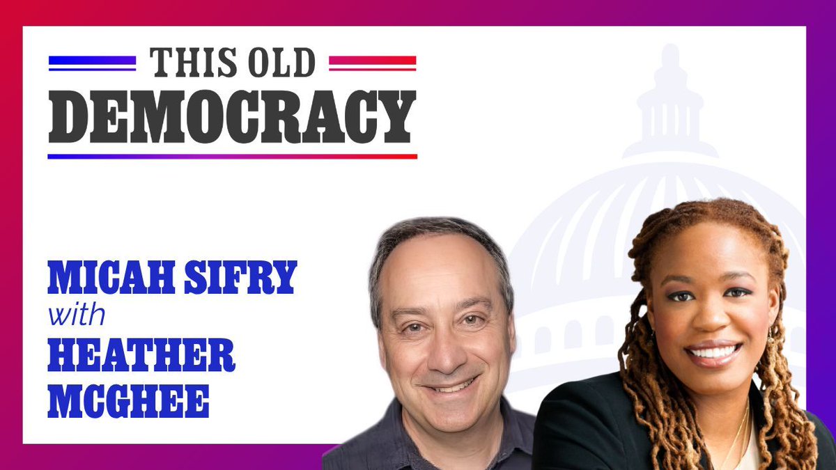 fusionvoting's tweet photo. In the conversation with podcast host @Mlsif, @hmcghee connects the dots between the racial politics she chronicled in The Sum of Us and the authoritarian moment we're living through, and she doesn't let the two-party system off the hook. 

The twentieth episode with Heather McGhee launched on Monday, June 1st. 
Watch now: https://t.co/hTgjYHba1K
