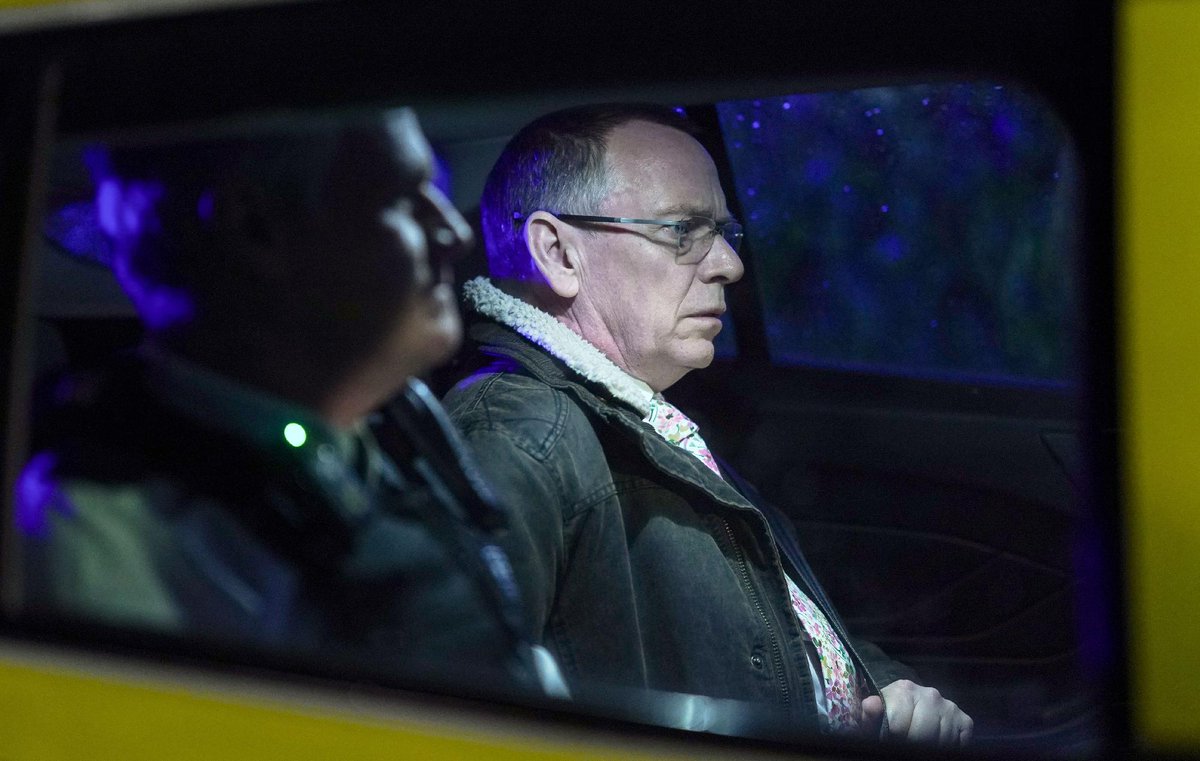 RadioTimes's tweet photo. Ian Beale could stand to lose everything in #EastEnders, after accidentally hitting Jordan Fox with his car.

In tomorrow's episode, police descend on Albert Square. The floor falls from beneath Ian's feet as they question him about the incident.

📸 BBC/Jack Barnes/Kieron McCarron